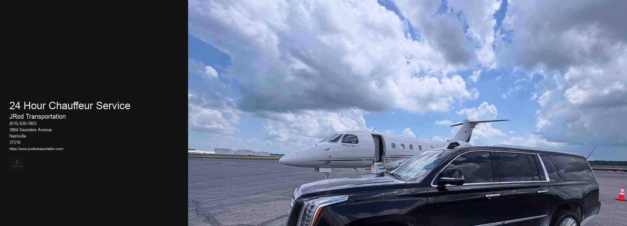 24 Hour Chauffeur Service